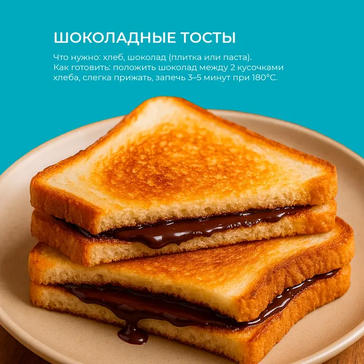 Шоколадты тосттар
