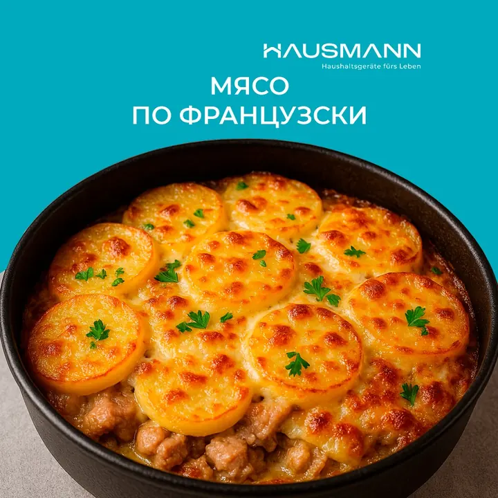Аэрогрильдегі французша ет